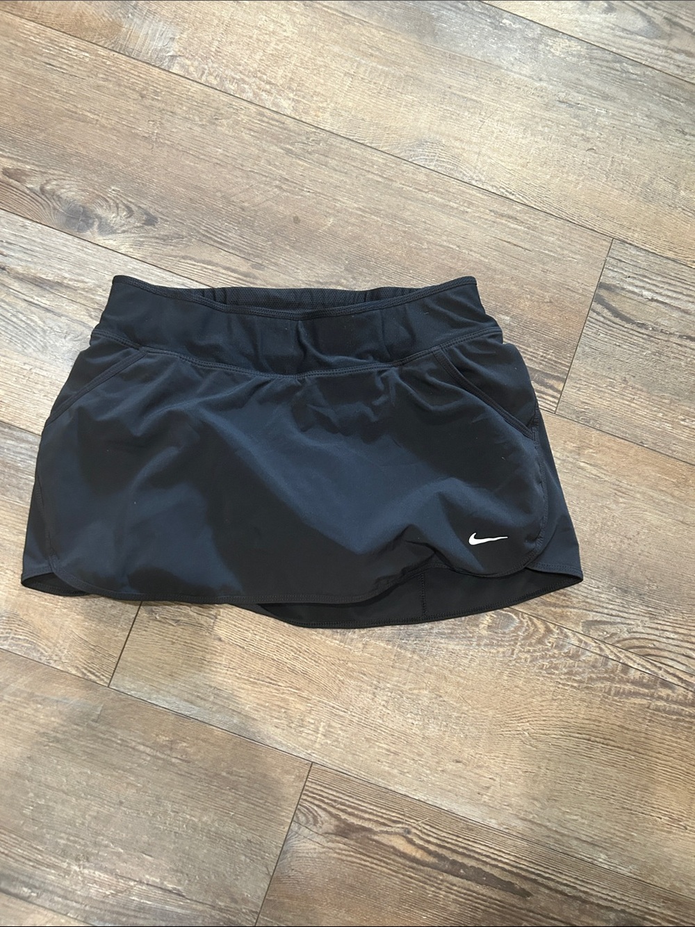 Nike Black Mini Skirt with Swoosh